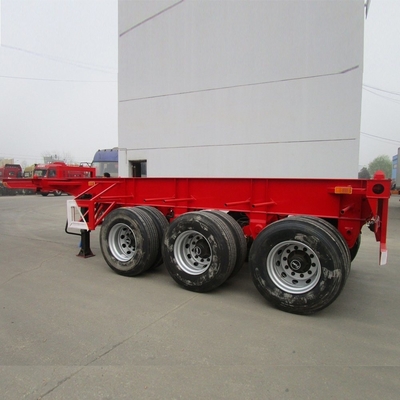 3 assi 40t 40ft Container Skeleton Trailer per il trasporto di container pesanti