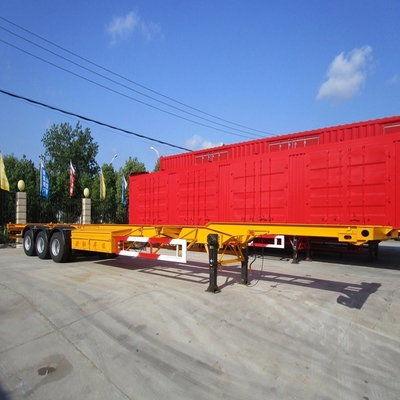 3 assi 40t 40ft Container Skeleton Trailer per il trasporto di container pesanti