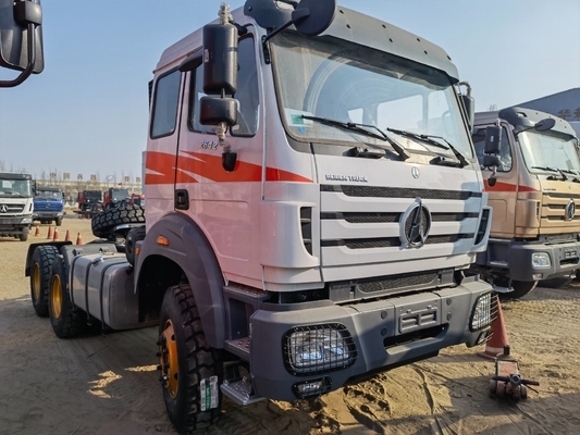 Beiben 6X4 testa di trattore con 90 ruote a tre ruote e pneumatici certificati ECE