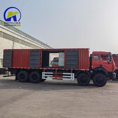 Beiben Dump Truck 6X4 8X4 Used North Benz Cargo Truck con 8500*2500*3400mm Dimensioni
