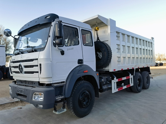 10 ruote 6X4 Beiben Dump Tipper Truck con trasmissione manuale ed emissione Euroii