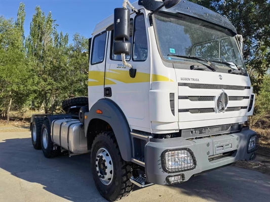 Beiben 430 CV 6X4 Camion-trattore Quinta ruota 90 Direzione singola per il trasporto di merci pesanti