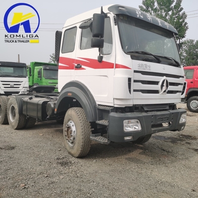 Beiben 6X4 10 ruote Used Prime Mover Tractor Head Truck con sistema di sterzo Zf8098