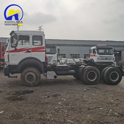 Beiben 6X4 10 ruote Used Prime Mover Tractor Head Truck con sistema di sterzo Zf8098