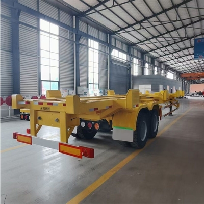Jost Two Speed Support Leg 40FT Tri Axle Skeleton Trailer per il trasporto di container