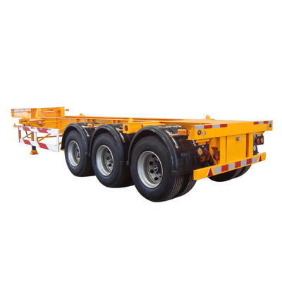 7 passo 3 asse 20FT 40FT Flat Shipping Container Trailer Dolly con Valvola Wabco