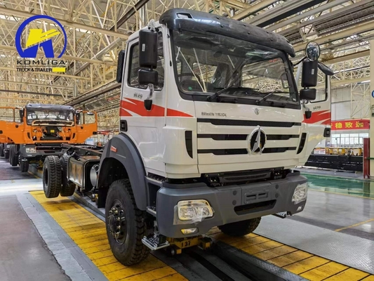 Cisterna da carburante in lega di alluminio da 400 litri Beiben 6X4 420 CV Camion di carico