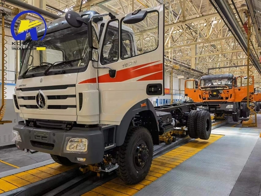 Cisterna da carburante in lega di alluminio da 400 litri Beiben 6X4 420 CV Camion di carico