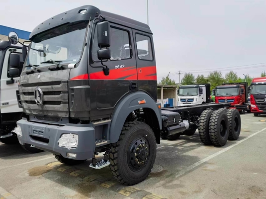 90 Unidirezionale Quinta ruota Beiben Tipper Truck per l'Africa Wp12.420e32 Motore utilizzato