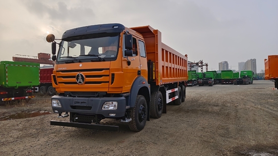 90 Unidirezionale Quinta ruota Beiben Tipper Truck per l'Africa Wp12.420e32 Motore utilizzato