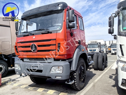 North Beiben Mercedes 2024 6X4 Cargo Truck Chassis con trasmissione manuale al Congo