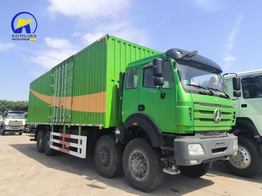 420 HP Beiben 8X4 Cargo Truck 8X8 Benz Van Truck 12 ruote Box Truck richiesta personalizzata