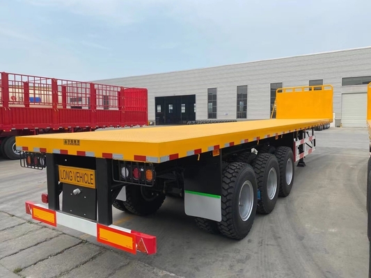 3 assi 20FT 40FT contenitore autocarica semirimorchio piatto per il trasporto sicuro
