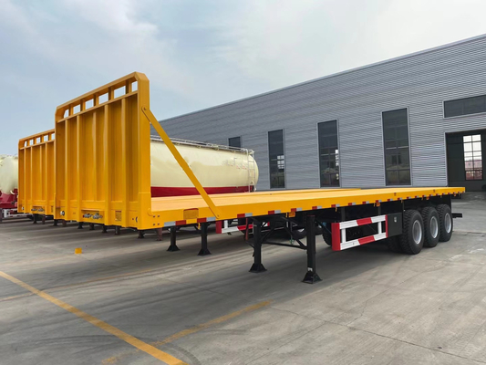 3 assi 20FT 40FT contenitore autocarica semirimorchio piatto per il trasporto sicuro