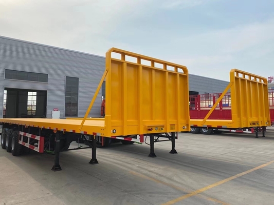 3 assi 20FT 40FT contenitore autocarica semirimorchio piatto per il trasporto sicuro