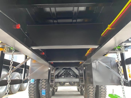 3 assi 20FT 40FT contenitore autocarica semirimorchio piatto per il trasporto sicuro