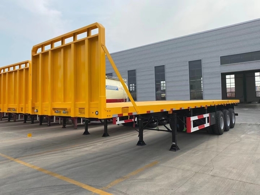 20FT 40FT 3 semi-remorchi a asse piatto con pin Jost King e certificazione ISO9001