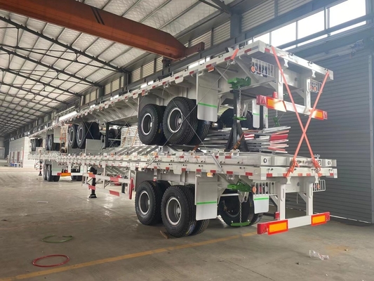 Triasse 40 50 60 tonnellate 600 mm Semi rimorchio a parete laterale Non auto-dumping 12.00r20 pneumatici