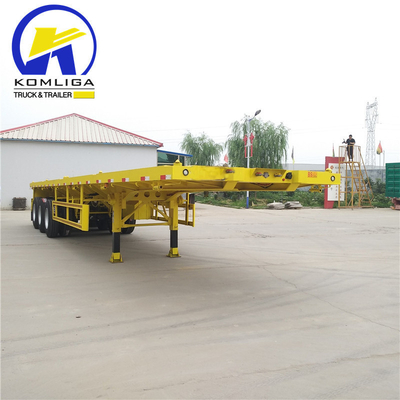 12500x2500x1650mm 3 assi 45ft semirimorchio piatto 4 assi 53ft contenitore rimorchio