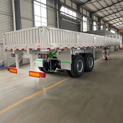 Piccolo rimorchio da carico laterale da 40 tonnellate con asse da 13 t/16 t e serratura per contenitori