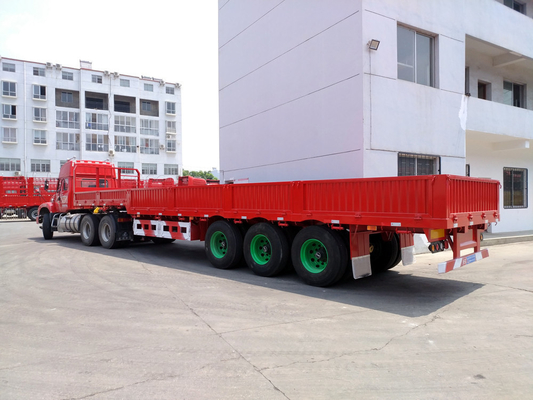 Trailers a parete laterale triasse 600 mm 800 mm con peso di Tara approssimativo 6.7 T struttura in acciaio