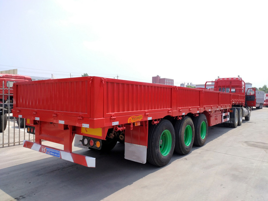 Trailers a parete laterale triasse 600 mm 800 mm con peso di Tara approssimativo 6.7 T struttura in acciaio