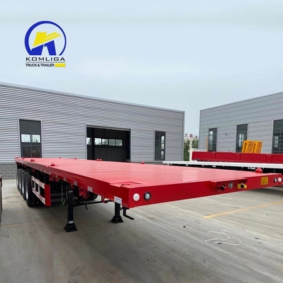 7000-8000 mm Base delle ruote Pesante 13 t Fuwa 30-100 t semirimorchio piatto per il beneficio