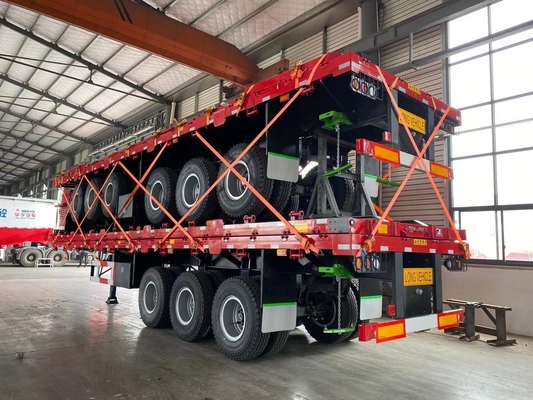 Jost due velocità sportiva gamba 3 asse 40 tonnellate 60 tonnellate Semi rimorchio laterale 13000x2500x3900mm
