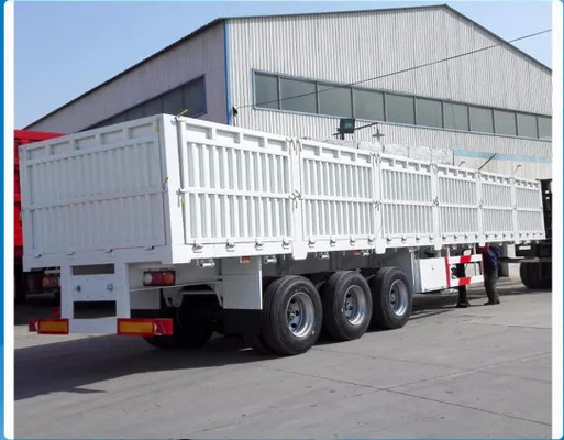 30 tonnellate 600 mm 3 semi-remorchi a parete laterale a asse personalizzati per le esigenze del cliente