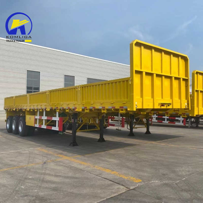 Jost 2.0 o 3.5 Inch King Pin Fuwa 13t Heavy Duty Flatbed Cargo Trailer con 12 pneumatici