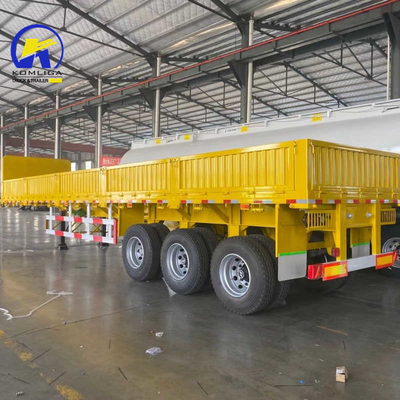 Jost 2.0 o 3.5 Inch King Pin Fuwa 13t Heavy Duty Flatbed Cargo Trailer con 12 pneumatici