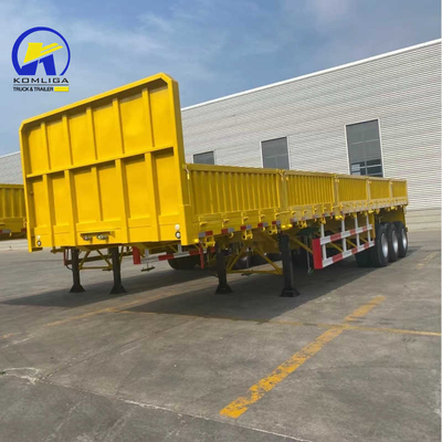 Jost 2.0 o 3.5 Inch King Pin Fuwa 13t Heavy Duty Flatbed Cargo Trailer con 12 pneumatici