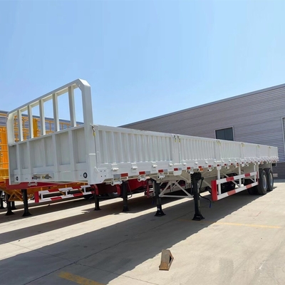 Jost 2.0 o 3.5 Inch King Pin Fuwa 13t Heavy Duty Flatbed Cargo Trailer con 12 pneumatici