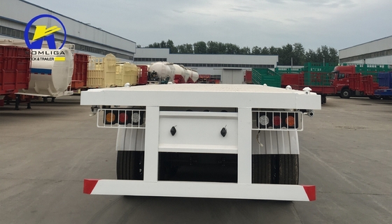 Trailers per piattaforme di contenitori a tre assi ad alta capacità da 40 piedi con capacità di carico da 30 a 100 t