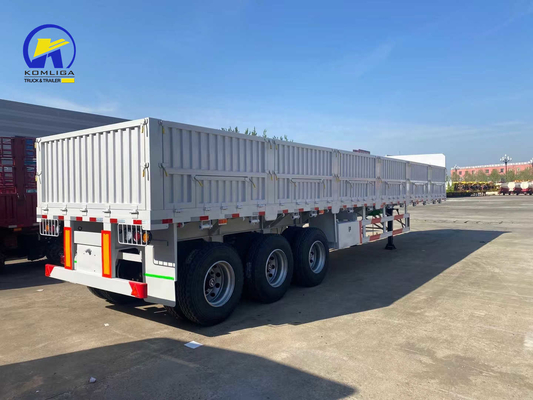 Valvola Wabco 7000-8000mm Base delle ruote 40FT 35-40ton 3 asse carico sfuso Semi-remolchio laterale