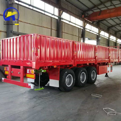 Trailers per carico di recinzioni pesanti 3 assi 13m parete laterale semirimoto per il trasporto