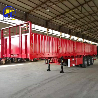 Trailers per carico di recinzioni pesanti 3 assi 13m parete laterale semirimoto per il trasporto