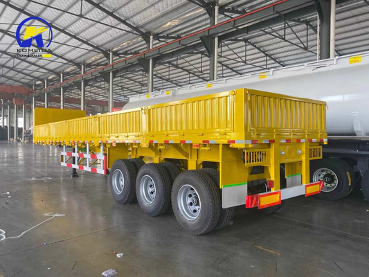 3 assi 60 tonnellate di recinzione di carico Semi-remolchio a parete laterale per il trasporto di carichi pesanti