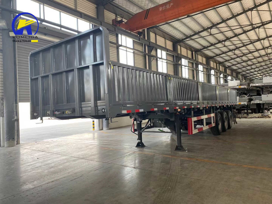 Semi-remolchio per il trasporto di container da 20 ft a 40 ft con parete laterale e pneumatici 315/80r22.5.12r22.5