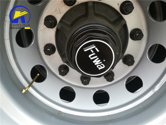 20 tonnellate 30 tonnellate Wabco Valve Certificazione ECE Due 2 assi Camion semirimorchio con valvola