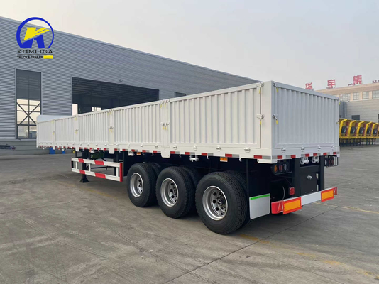 50 60 tonnellate di semirimorchio a parete laterale con valvola Wabco e numero di pneumatici 12 al massimo