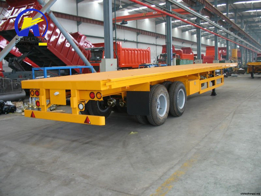 12 unità pneumatici 2 assi 25ft piattaforma camion rimorchio per il mercato africano