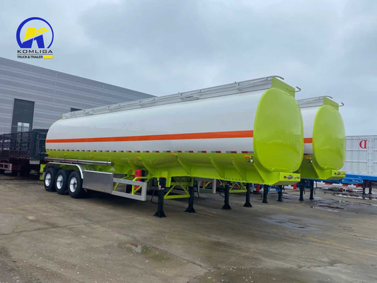 1820mm Treccia 3 asse Carbonio Aluminio Serbatoio di olio 42000L 45000 Litri Fuel Tanker Relè