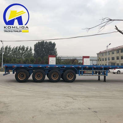 4 assi 40FT 45FT 40 tonnellate Container a pianta piatta semirimorchio con certificazione ECE