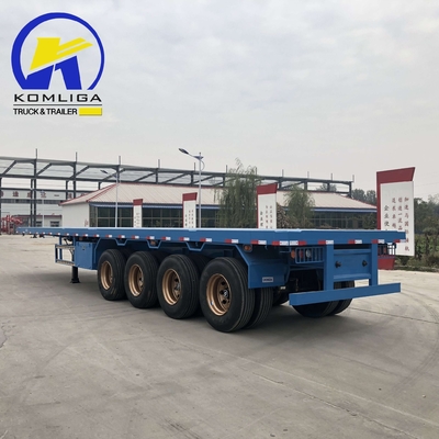 4 assi 40FT 45FT 40 tonnellate Container a pianta piatta semirimorchio con certificazione ECE