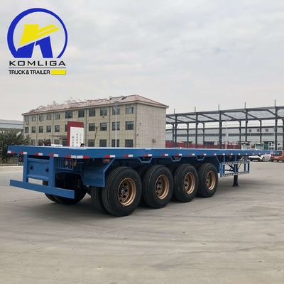 4 assi 40FT 45FT 40 tonnellate Container a pianta piatta semirimorchio con certificazione ECE