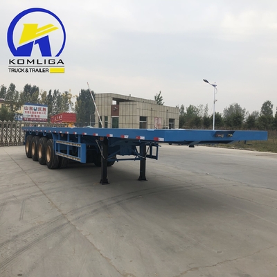 4 assi 40FT 45FT 40 tonnellate Container a pianta piatta semirimorchio con certificazione ECE