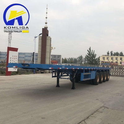 4 assi 40FT 45FT 40 tonnellate Container a pianta piatta semirimorchio con certificazione ECE