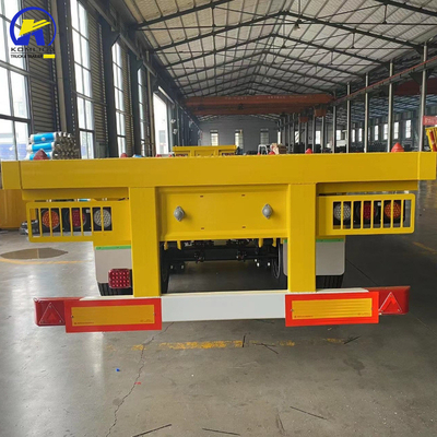 Wabco Valve Tri-Axle 40FT 20FT Contenitore a piatta tela 60 tonnellate Camion a piatta tela Veicolo rimorchio