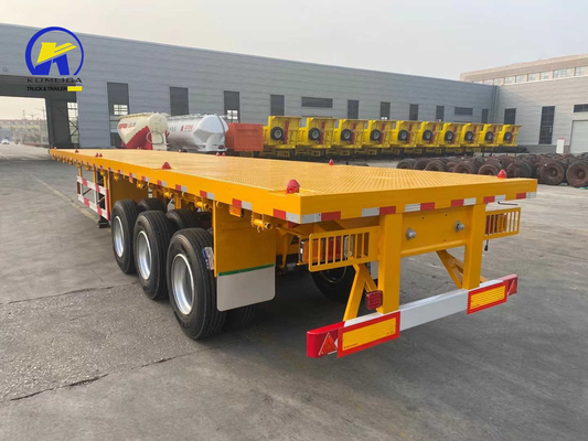 Wabco Valve Semi-Trailer 40 Tonne 60 Tonne Capacità per 3 assi Container Transport Flatbed